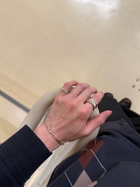 「TEN.（テン）のアイテム（アクセサリー）」を使った、Ryuya Morimotoさん（メンズ・171cm）の春コーディネート