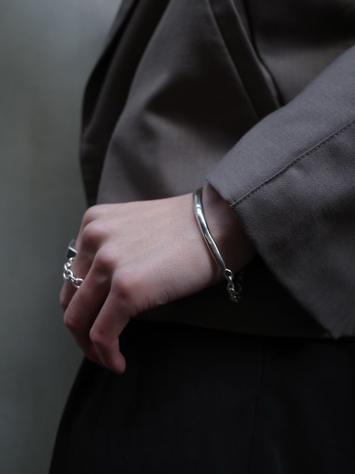 SILVER925 カフチェーンブレスレット-M-（ブレスレット）｜TEN.（テン