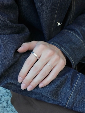 「アイテム（リング）」を使った、Ryuya Morimotoさん（メンズ・171cm・20代）の秋コーディネート