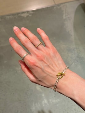 「TEN.（テン）のアイテム（リング）」を使った、Ryuya Morimotoさん（メンズ・171cm）の春コーディネート