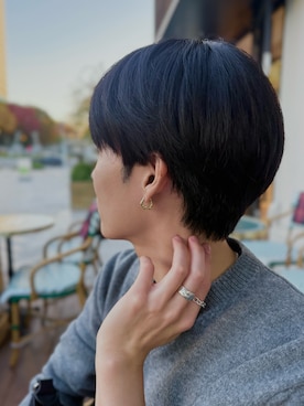 「アイテム（ピアス（両耳用））」を使った、Ryuya Morimotoさん（メンズ・171cm）の秋コーディネート