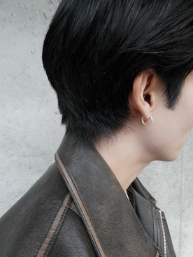 「アイテム（ピアス（両耳用））」を使った、Ryuya Morimotoさん（メンズ・171cm）の秋コーディネート