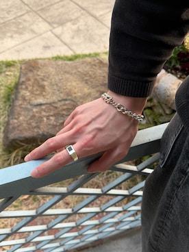 「TEN.（テン）のアイテム（アクセサリー）」を使った、Ryuya Morimotoさん（メンズ・171cm）の春コーディネート