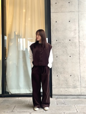 「ベロア」｜Ayumiさん（レディース・154cm）の秋コーディネート