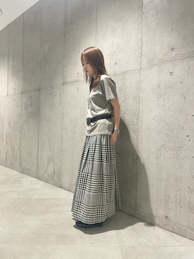 「TEMPERATE(テンパレイト)のアイテム」を使った、Ayumiさん(レディース・154cm)の秋コーディネート