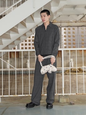 「アイテム（ブーツ）」を使った、HIROKIさん（メンズ・185cm）の秋コーディネート