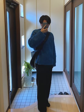 「selle glant（セレグランテ）のアイテム」を使った、syunさん（メンズ・173cm）の冬コーディネート
