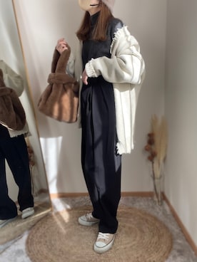 hikalさん（レディース・160cm）の冬コーディネート