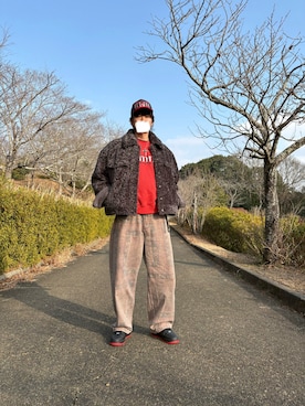 yunさん（メンズ・180cm）の冬コーディネート