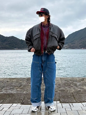 「BEAMS（ビームス）のアイテム」を使った、yunさん（メンズ・180cm）の冬コーディネート