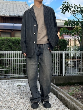 「アイテム（スニーカー）」を使った、dai31さん（メンズ・165cm）の冬コーディネート