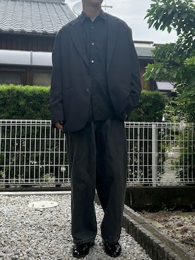 「アイテム（スリッポン）」を使った、dai31さん（メンズ・165cm）の秋コーディネート