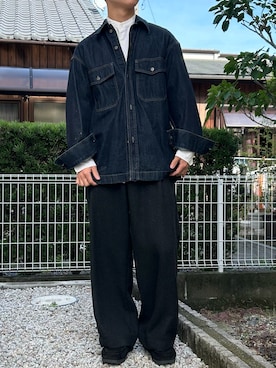 「アイテム（モカシン/デッキシューズ）」を使った、dai31さん（メンズ・165cm）の秋コーディネート