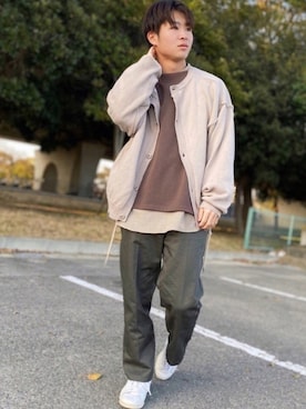 「春めきシューズ」｜「アイテム（その他）」を使った、dai31さん（メンズ・165cm）の春コーディネート