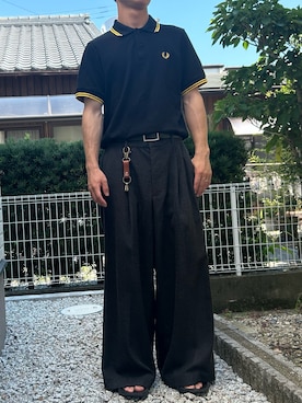 「アイテム（スラックス）」を使った、dai31さん（メンズ・165cm・20代）の夏コーディネート