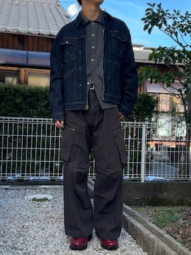 「Wrangler（ラングラー）のアイテム」を使った、dai31さん（メンズ・165cm）の冬コーディネート