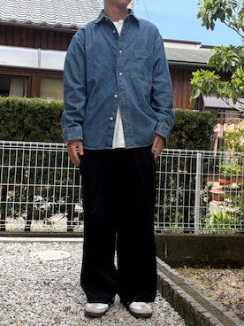 「adidas（アディダス）のサンバ OG / SAMBA OG / アディダスオリジナルス adidas Originals（スニーカー、ホワイト系）」を使った、dai31さん（メンズ・165cm）の春コーディネート
