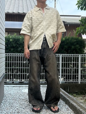 「OOFOS（ウーフォス）のアイテム」を使った、dai31さん（メンズ・165cm）の夏コーディネート