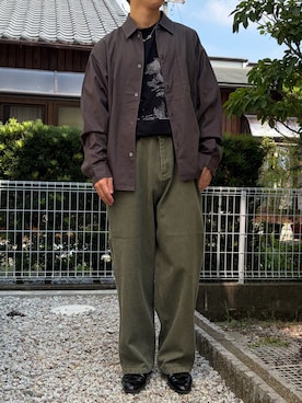 「アイテム（シャツ/ブラウス）」を使った、dai31さん（メンズ・165cm）の秋コーディネート