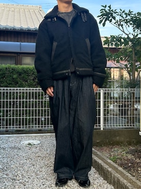 「アイテム（セットアップ）」を使った、dai31さん（メンズ・165cm）の冬コーディネート