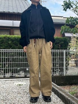 「アイテム（ジャージ）」を使った、dai31さん（メンズ・165cm）の冬コーディネート