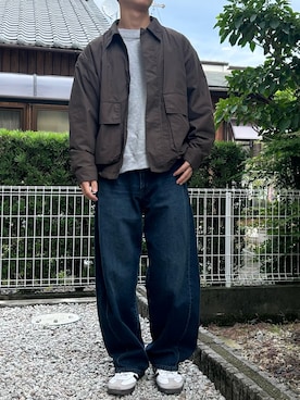 「アイテム（ブルゾン）」を使った、dai31さん（メンズ・165cm）の秋コーディネート