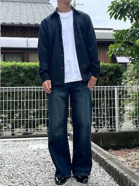 「アイテム（スリッポン）」を使った、dai31さん（メンズ・165cm）の秋コーディネート