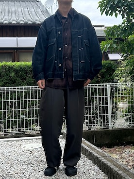 「アイテム（セットアップ）」を使った、dai31さん（メンズ・165cm）の秋コーディネート