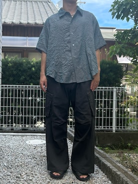 「アイテム（カーゴパンツ）」を使った、dai31さん（メンズ・165cm・20代）の夏コーディネート
