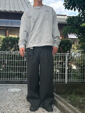 「アイテム（スウェット）」を使った、dai31さん（メンズ・165cm）の秋コーディネート
