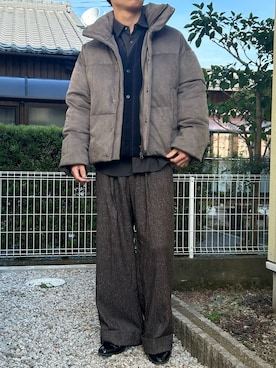 「アイテム（スリッポン）」を使った、dai31さん（メンズ・165cm）の冬コーディネート