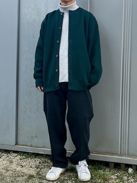 「NO NEED（ノーニード）のアイテム（パンツ）」を使った、dai31さん（メンズ・165cm）の冬コーディネート