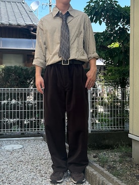 「アイテム（フォーマルスーツ/小物）」を使った、dai31さん（メンズ・165cm）の秋コーディネート