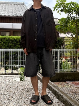 「LIDNM（リドム）のアイテム」を使った、dai31さん（メンズ・165cm）の夏コーディネート