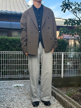 「アイテム（テーラードジャケット）」を使った、dai31さん（メンズ・165cm）の冬コーディネート