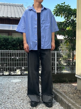 「GU（ジーユー）のアイテム」を使った、dai31さん（メンズ・165cm）の夏コーディネート