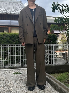 「HARE（ハレ）のアイテム」を使った、dai31さん（メンズ・165cm）の春コーディネート