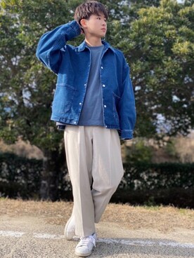 「春めきシューズ」｜「アイテム（その他）」を使った、dai31さん（メンズ・165cm）の春コーディネート