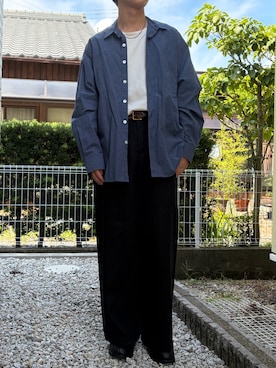 「UNIQLO（ユニクロ）のアイテム（スラックス）」を使った、dai31さん（メンズ・165cm）の秋コーディネート
