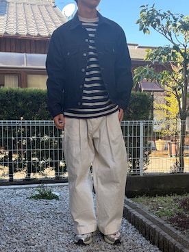 「LURAKU（ルラク）のアイテム」を使った、dai31さん（メンズ・165cm）の春コーディネート