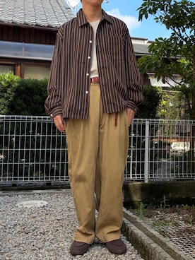 「HARE（ハレ）のアイテム」を使った、dai31さん（メンズ・165cm）の秋コーディネート