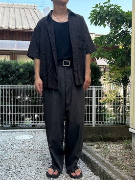 「アイテム（サンダル）」を使った、dai31さん（メンズ・165cm・20代）の夏コーディネート