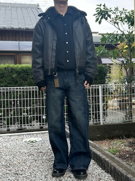 「アイテム（キーケース/キーアクセサリー）」を使った、dai31さん（メンズ・165cm・20代）の冬コーディネート