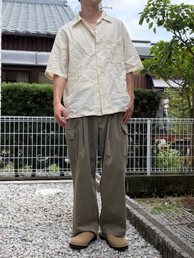 「GU（ジーユー）のアイテム」を使った、dai31さん（メンズ・165cm）の夏コーディネート