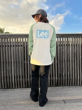 「Lee」｜「アイテム（キャップ）」を使った、misakiさん（レディース・155cm）の夏コーディネート