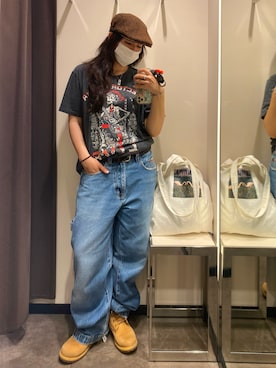 「MOUSSY（マウジー）のアイテム」を使った、a m iさん（レディース・158cm）の夏コーディネート