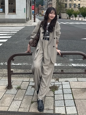 「STYLEMIXER（スタイルミキサー）のアイテム」を使った、Emiriさん（レディース・162cm）の秋コーディネート
