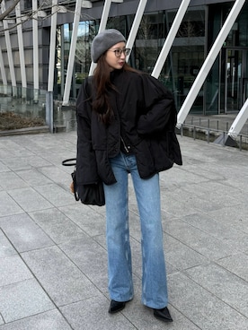 「select MOCA（セレクトモカ）のアイテム」を使った、Emiriさん（レディース・162cm）の冬コーディネート