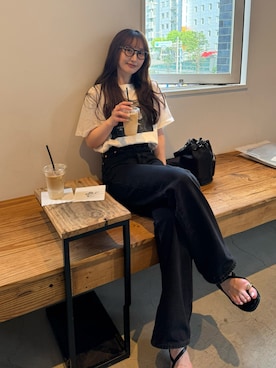 「BIOTOP（ビオトープ）のアイテム」を使った、Emiriさん（レディース・162cm）の夏コーディネート