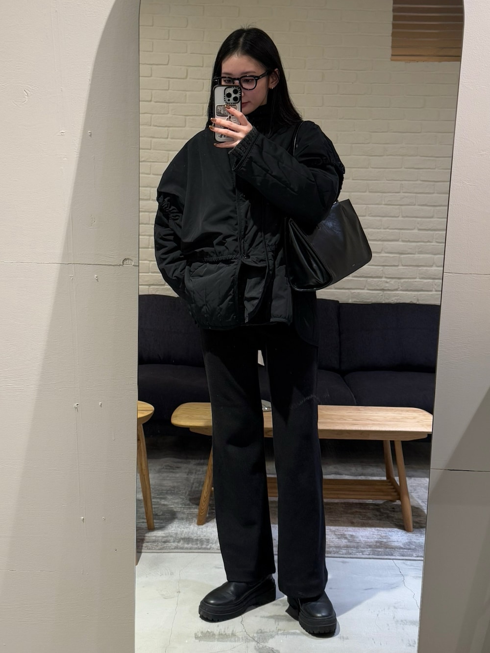 select MOCA（セレクトモカ）の「レイヤードキルティングジャケット